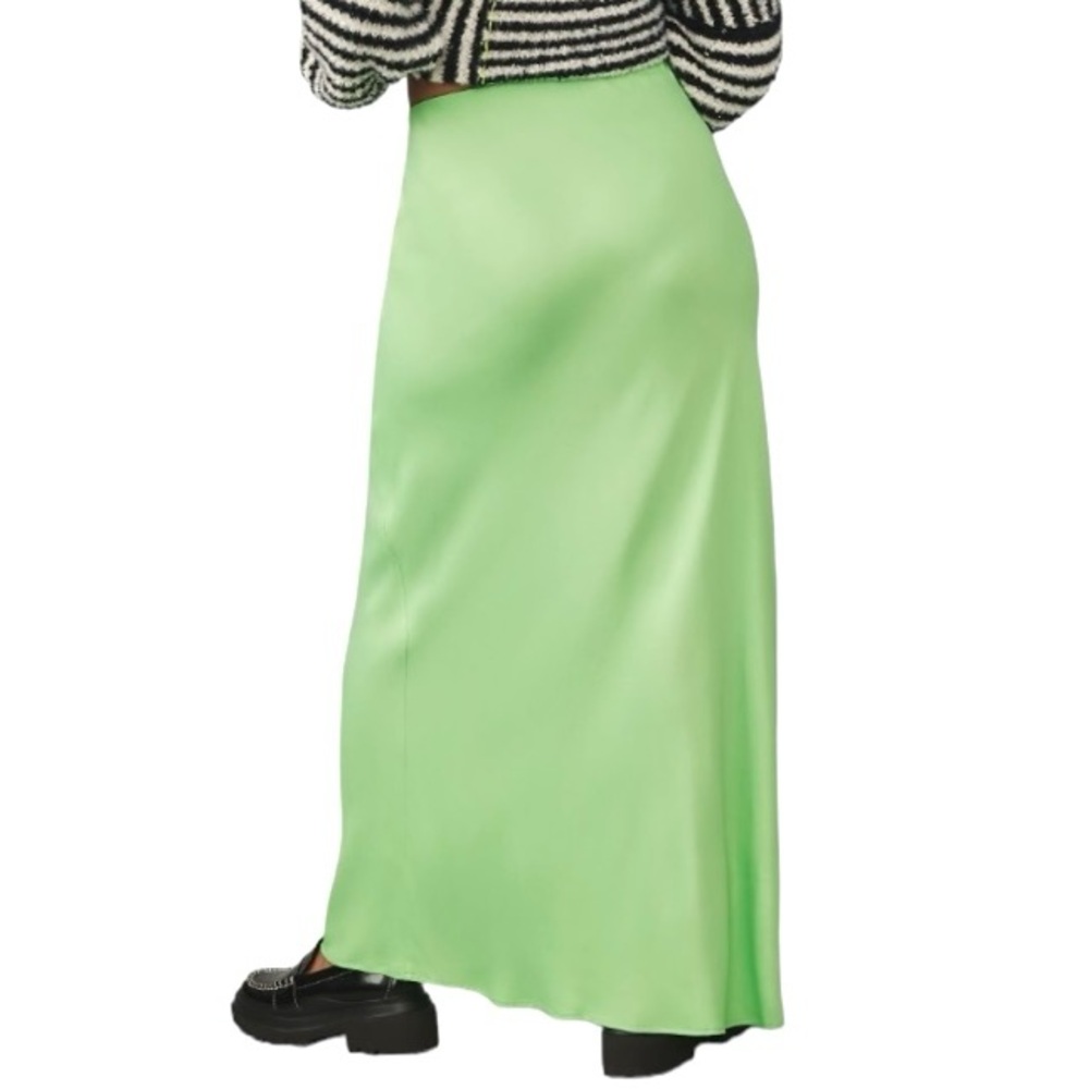 Anthropologie Tilda Maxi Slip Skirt Mint - Picture 3 of 9
